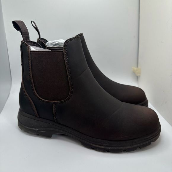 CUSHIONAIRE Women's Britain slip on chelsea boot +Memory Foam 8.5 ESPRESSO - Picture 1 of 7